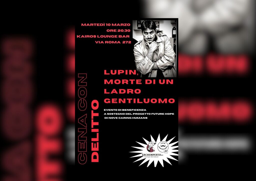 Giallo e solidarietà a Salerno, una “cena con delitto” a sostegno di Future Hope