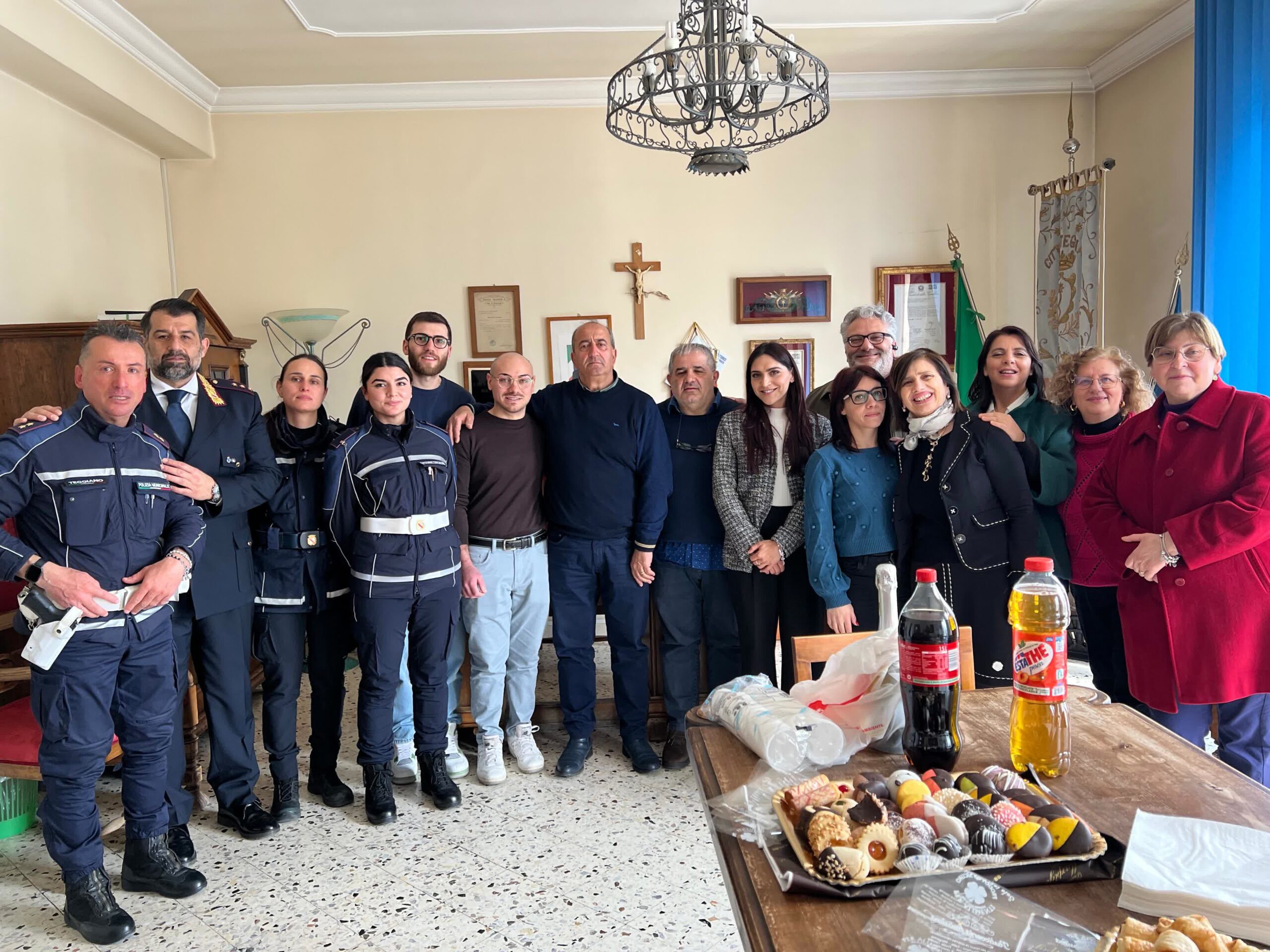 Teggiano, arrivano 4 nuovi agenti di Polizia municipale