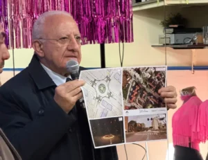 De Luca avvia la campagna elettorale per Salerno da Mariconda