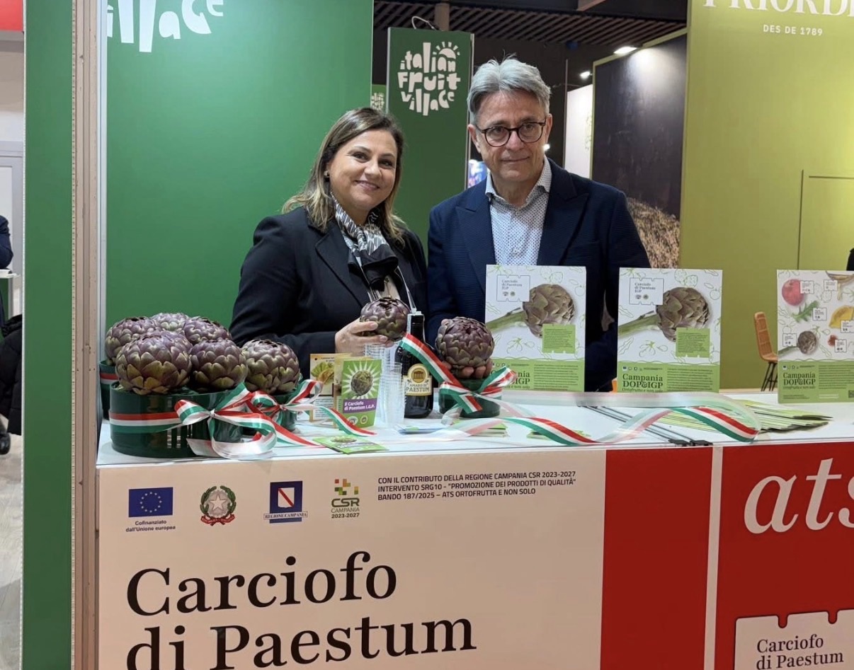 Il Carciofo di Paestum IGP e le eccellenze della Campania protagoniste a Alimentaria a Barcelona