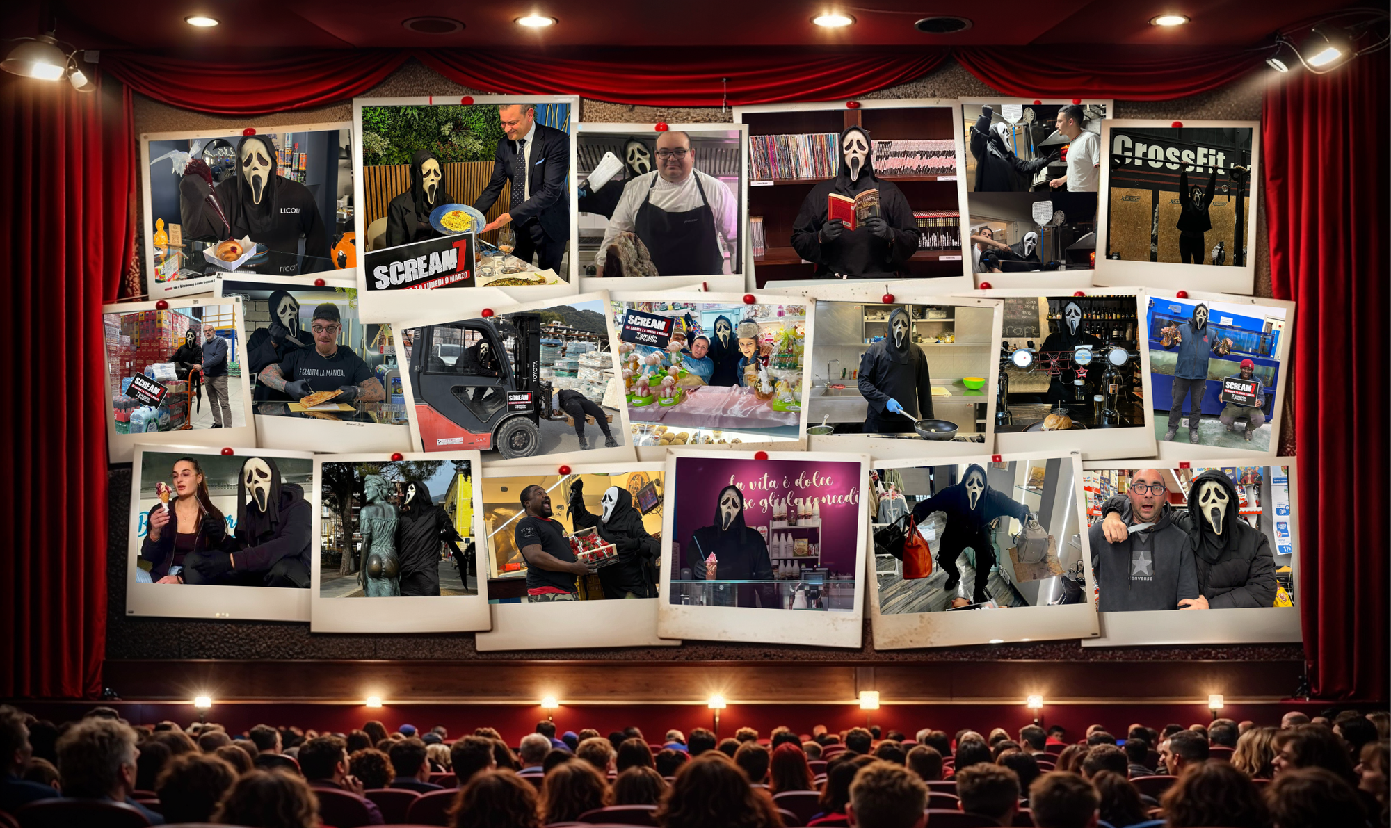 Scream “invade” le attività del Cilento: il cinema che coinvolge “spaventosamente” tutti