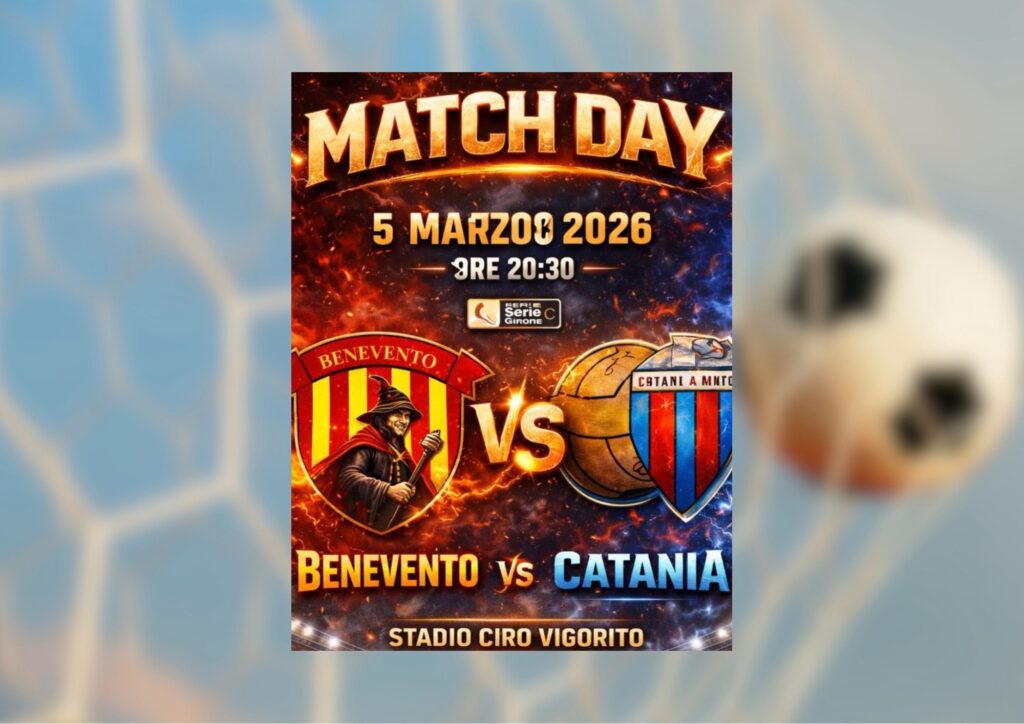 Serie C, scontro al vertice: il Catania prova il colpo a Benevento