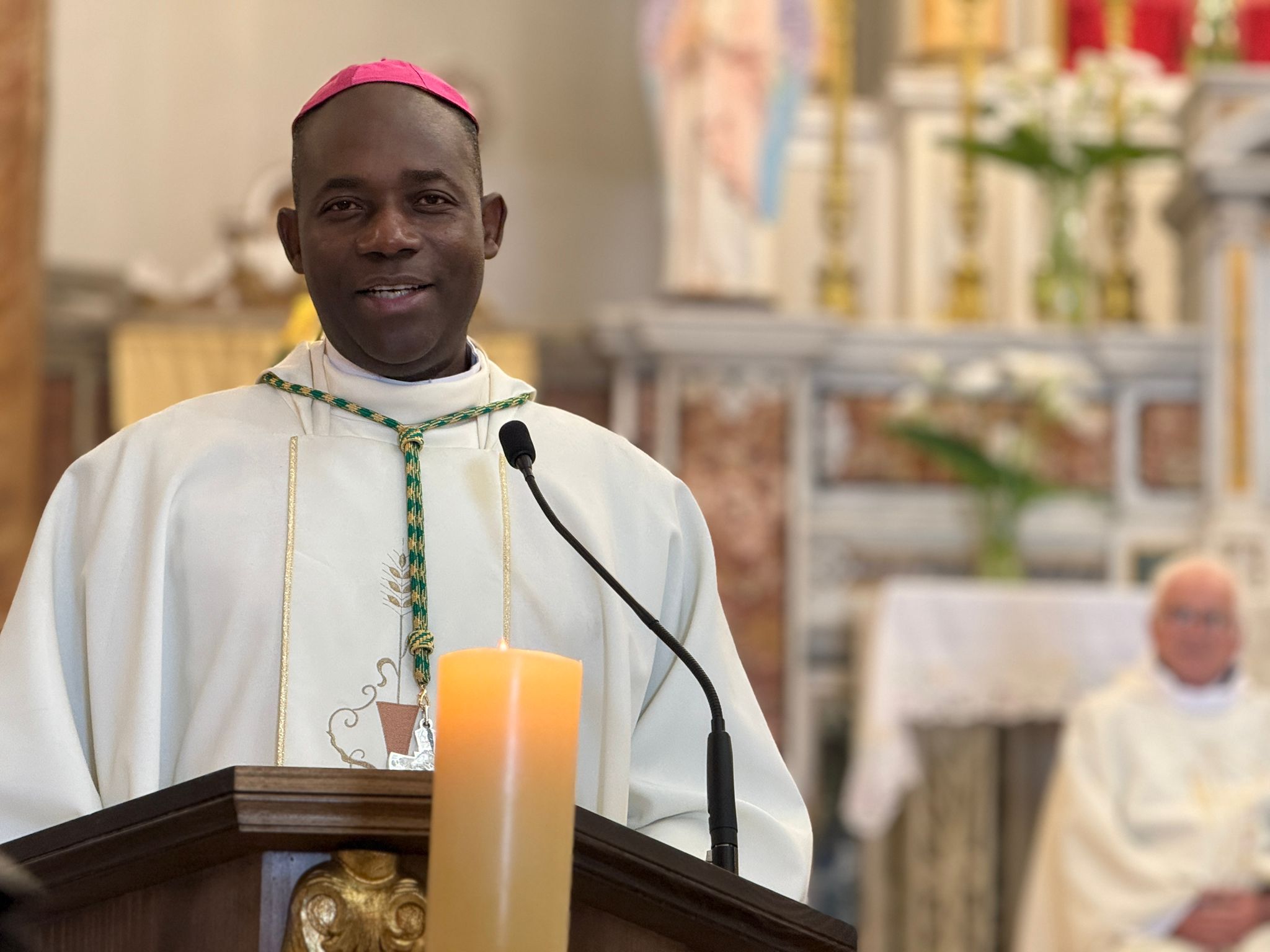 Il ritorno di monsignor Kisito a Caselle in Pittari e Morigerati, ora nunzio apostolico in Congo e in Gabon