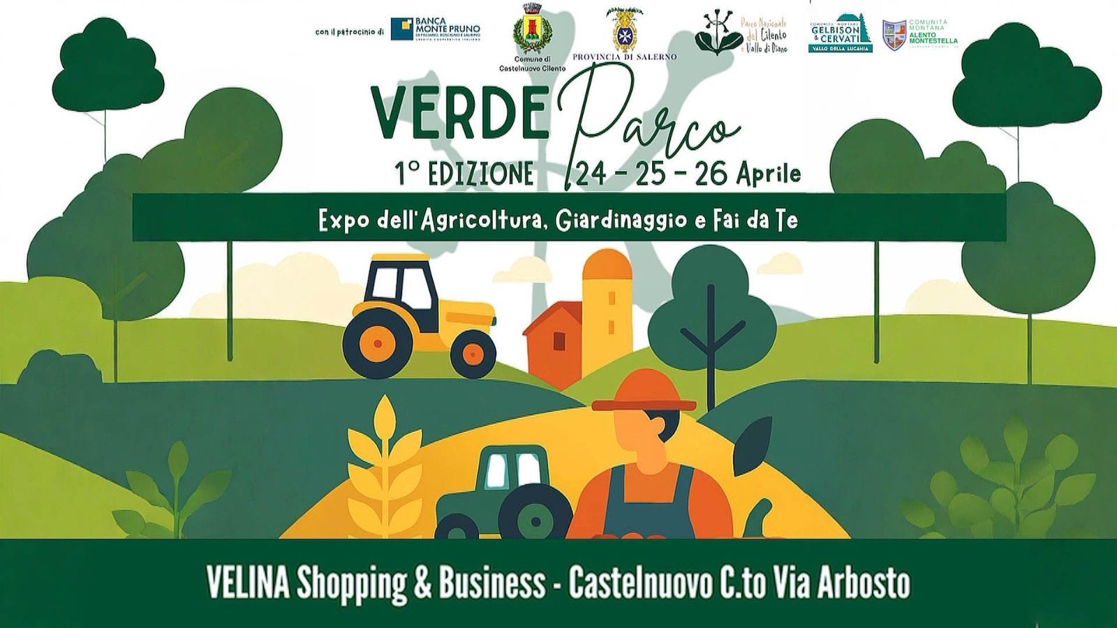 Verde Parco 2026, debutto da record: sold-out espositori per l’expo del green nel Cilento