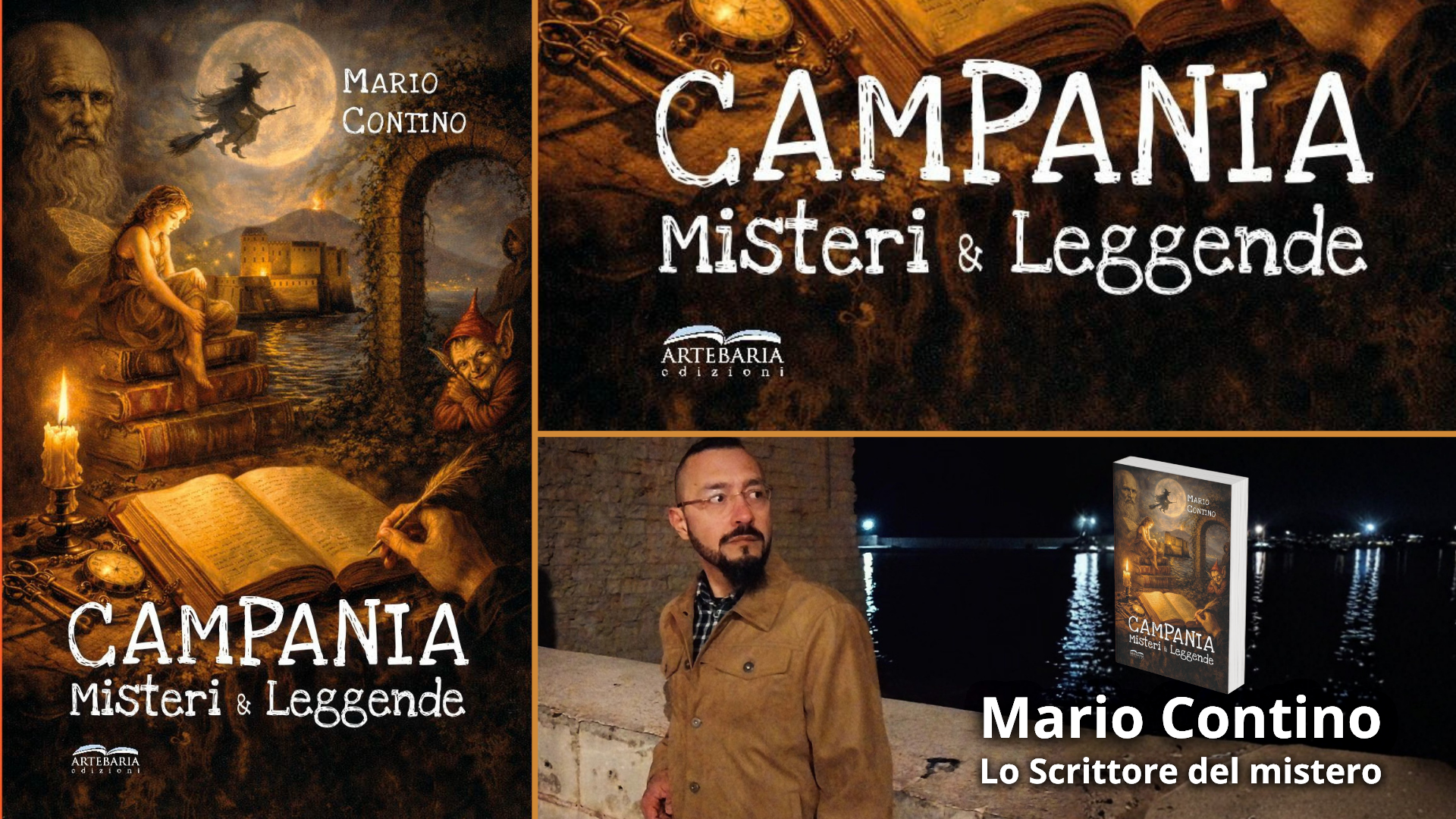 “Campania Misteri e Leggende”, il nuovo libro di Mario Contino tra folklore, storia e soprannaturale