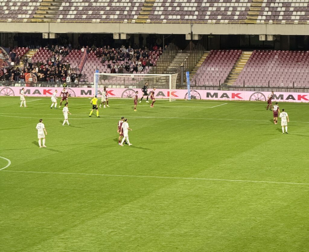 Salernitana-Picerno 2-1: decide Achik nel finale, granata di nuovo terzi