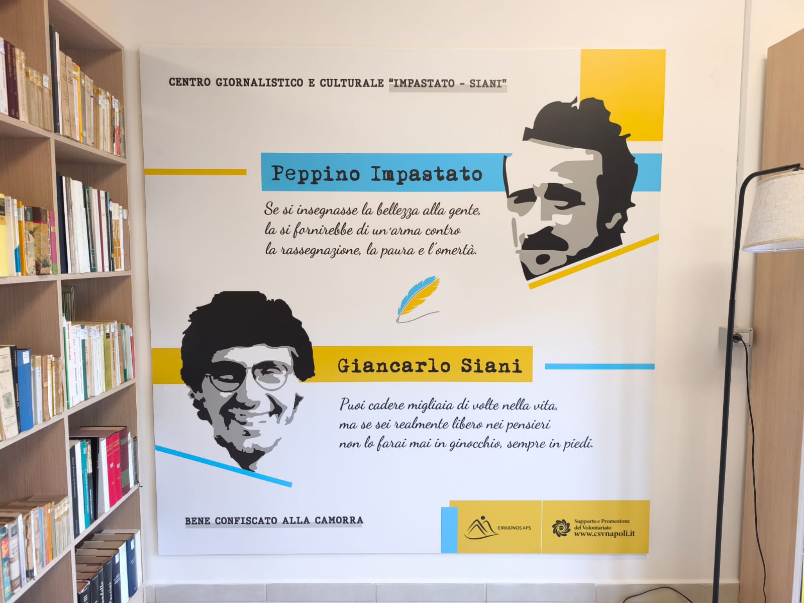 Boscoreale, in un bene confiscato nasce il Centro giornalistico e culturale Impastato-Siani