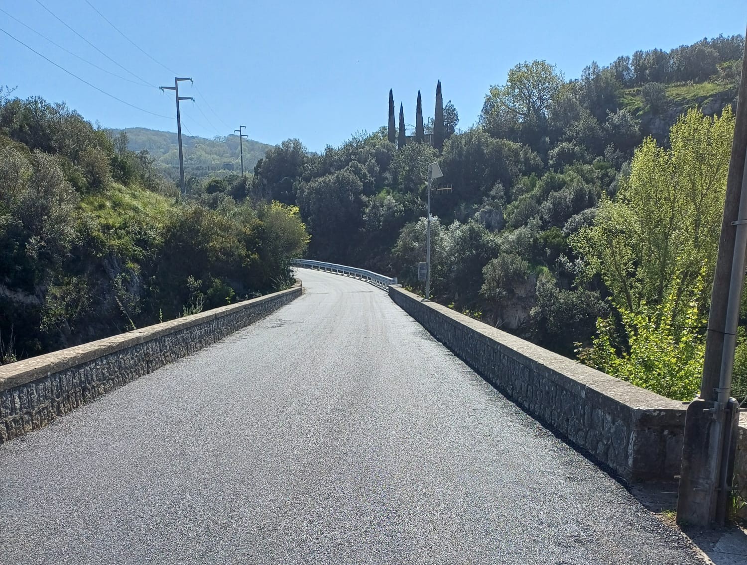 Buccino, lavori conclusi sulla SP37 a Ponte San Cono: riapertura tra 10 giorni