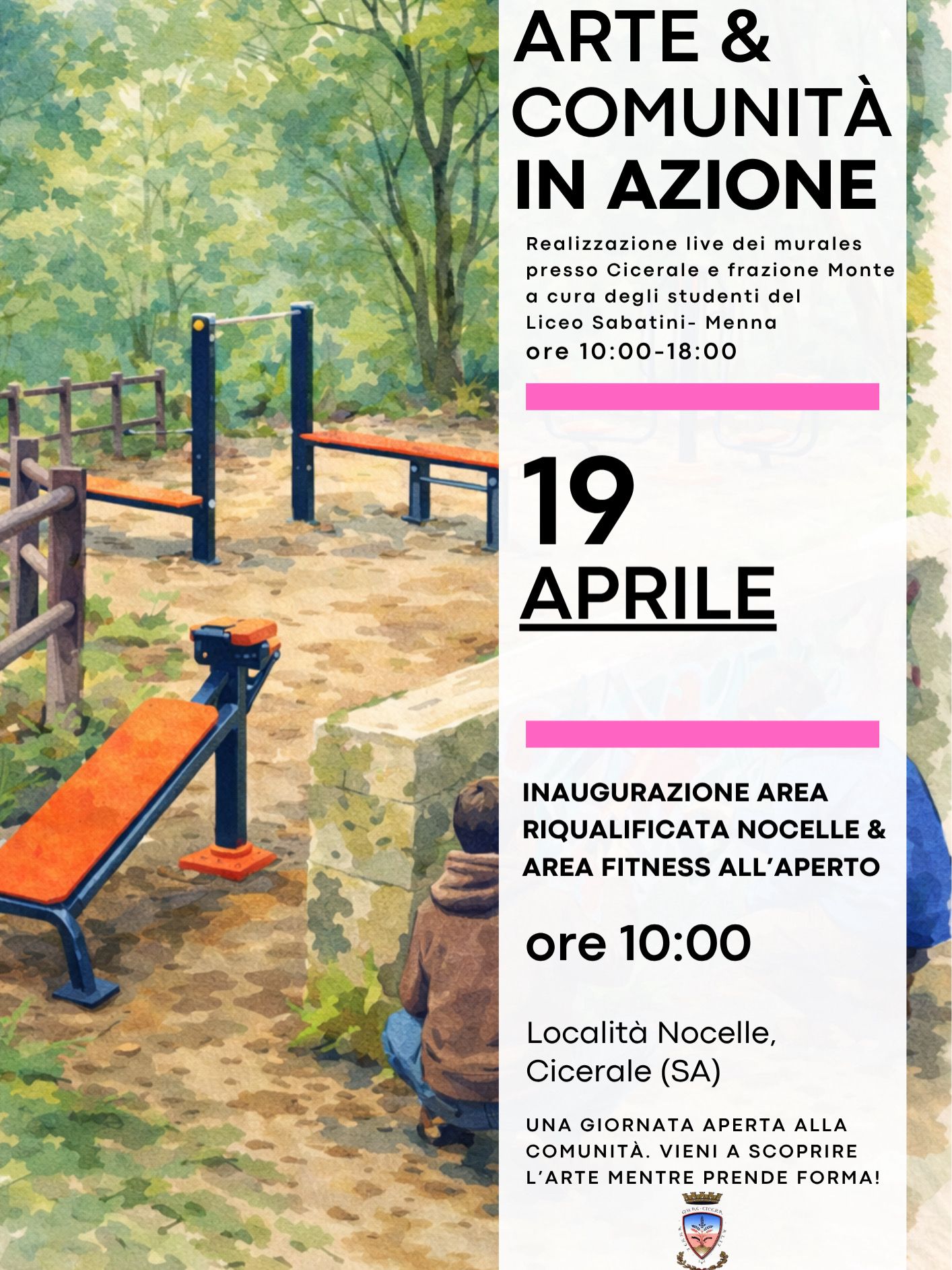 Cicerale, arte e riqualificazione: studenti al lavoro nell’Area Nocelle