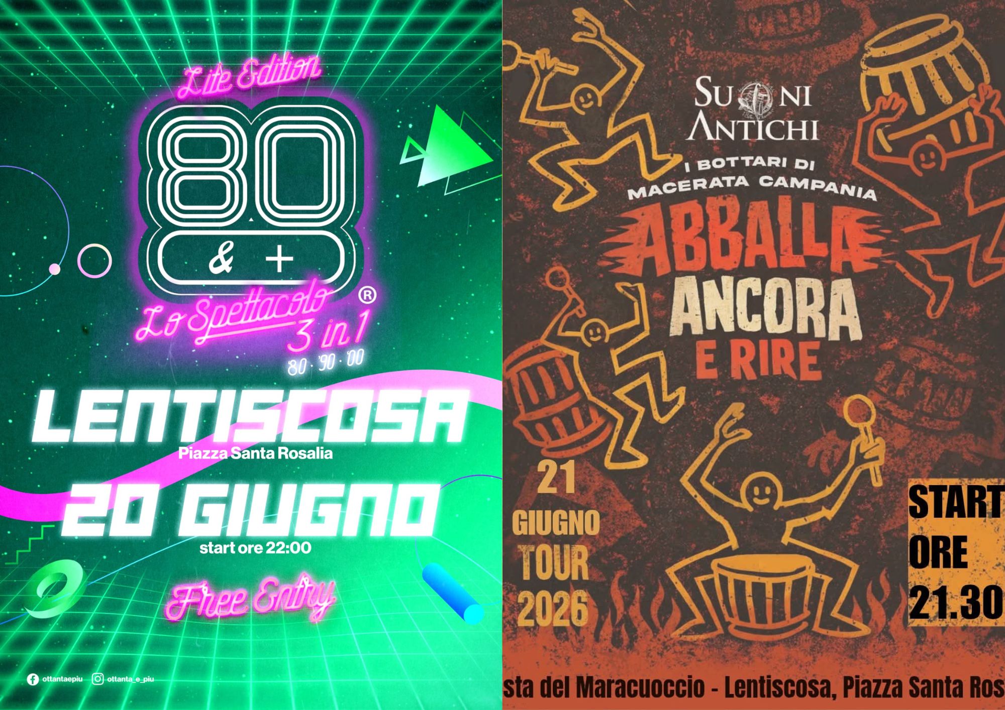 Lentiscosa celebra il Maracuoccio e la Maracucciata: due giorni tra tradizione e musica il 20 e 21 giugno