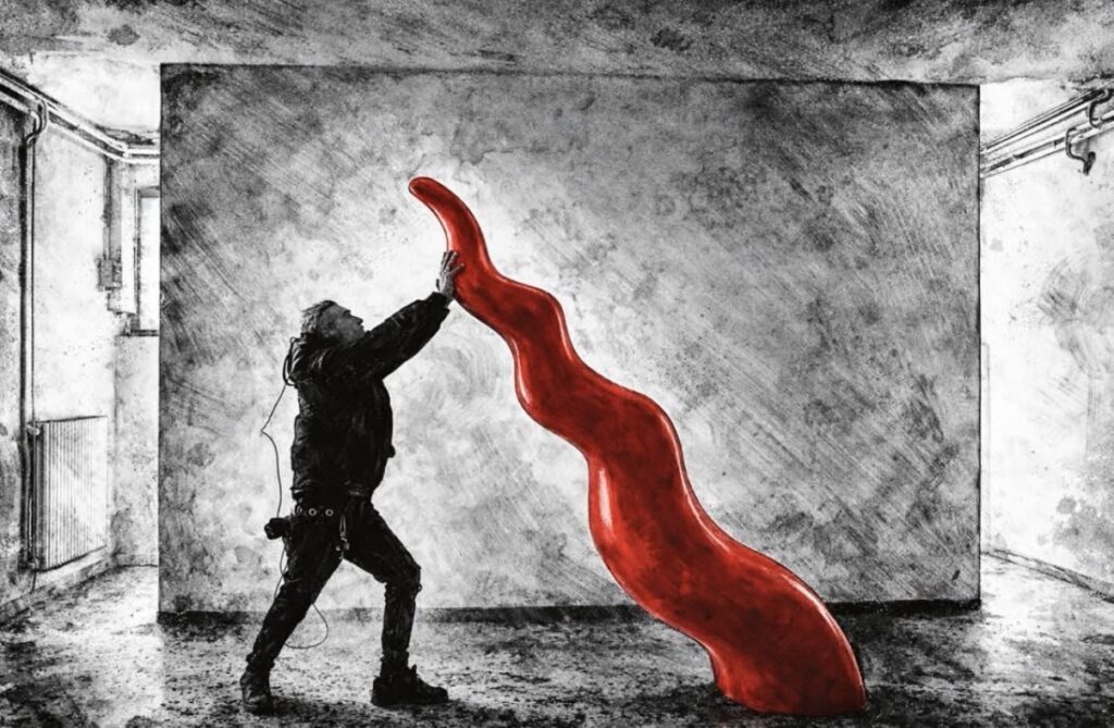 “Ucchiatura.zero”: a Polla il corno contemporaneo di Di Domenico e Oni Wong diventa totem di comunità