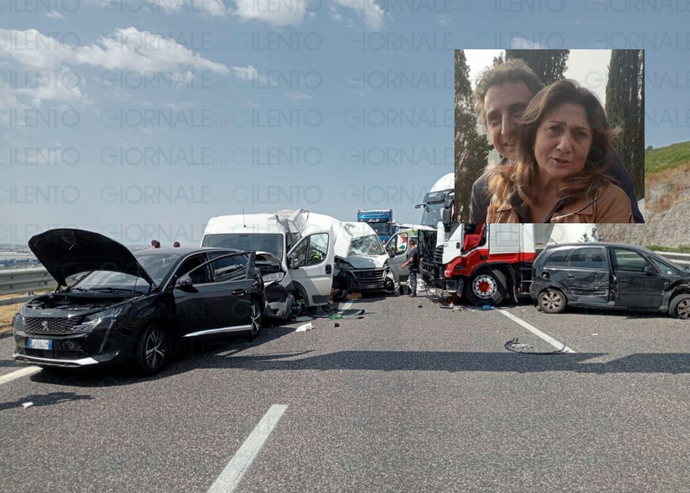 Incidente mortale sull’A2, camionista rinviato a giudizio per la morte di due coniugi