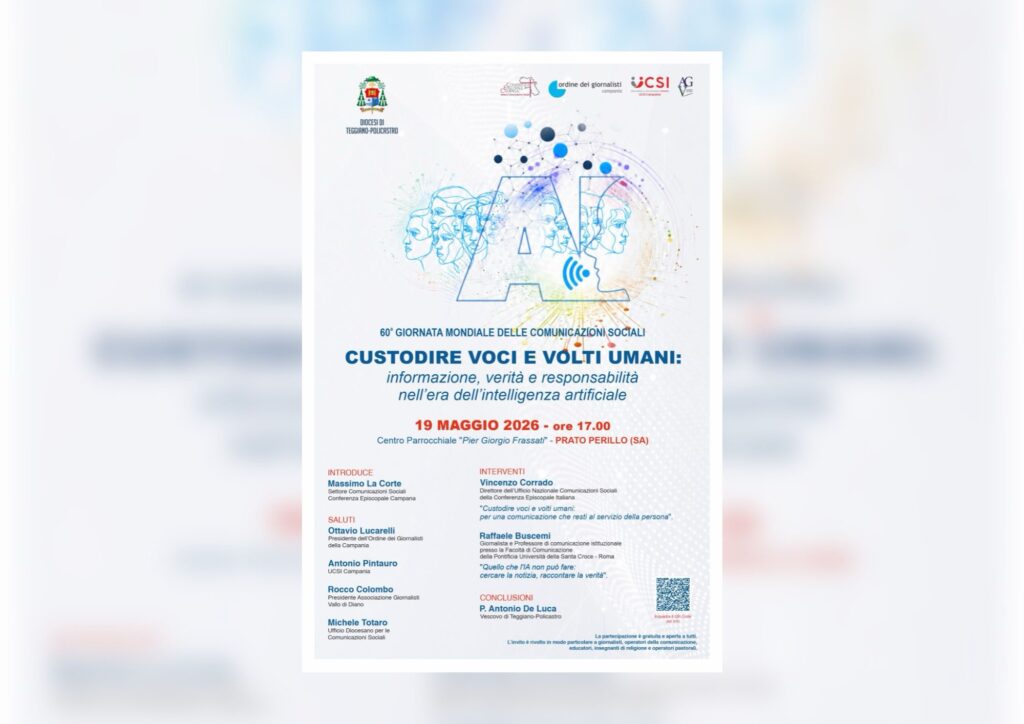 Intelligenza artificiale e giornalismo: a Teggiano il confronto su verità e responsabilità