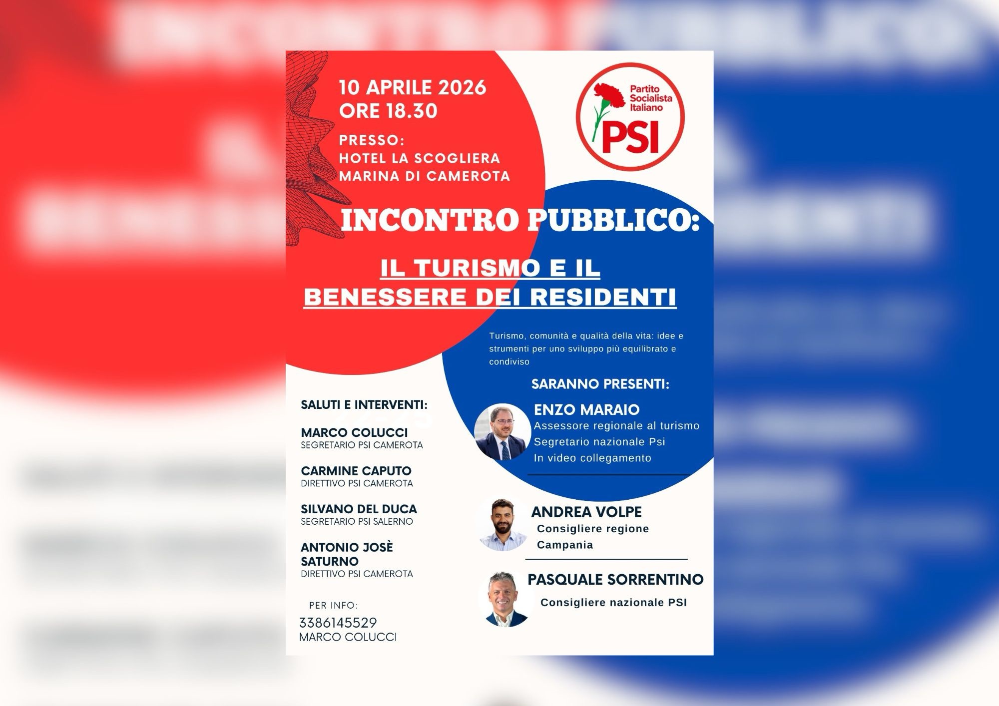 Turismo e benessere dei residenti, incontro pubblico a Marina di Camerota