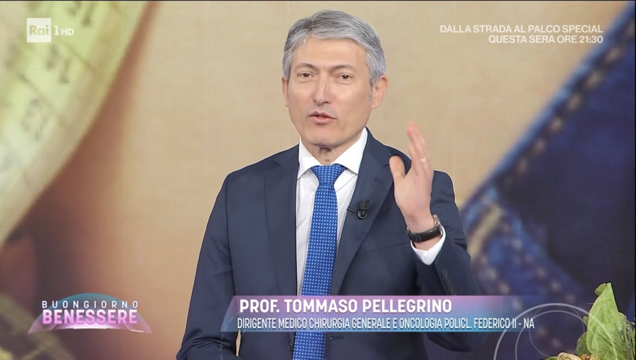 Pellegrino a “Buongiorno Benessere” su Rai 1: «Dieta volumetrica, piatti abbondanti con meno calorie»
