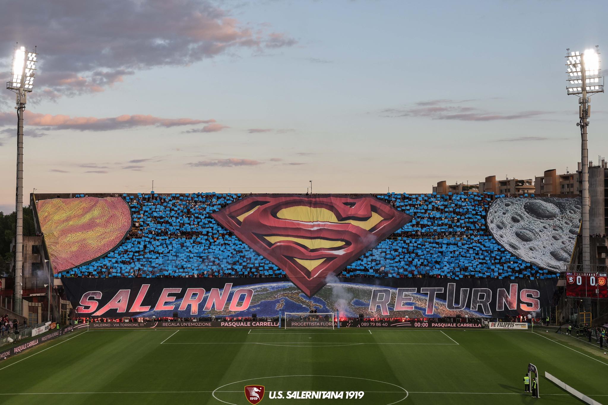 Playoff, Salernitana-Ravenna pari primo tempo: l’Italia applaude la Curva Sud Siberiano