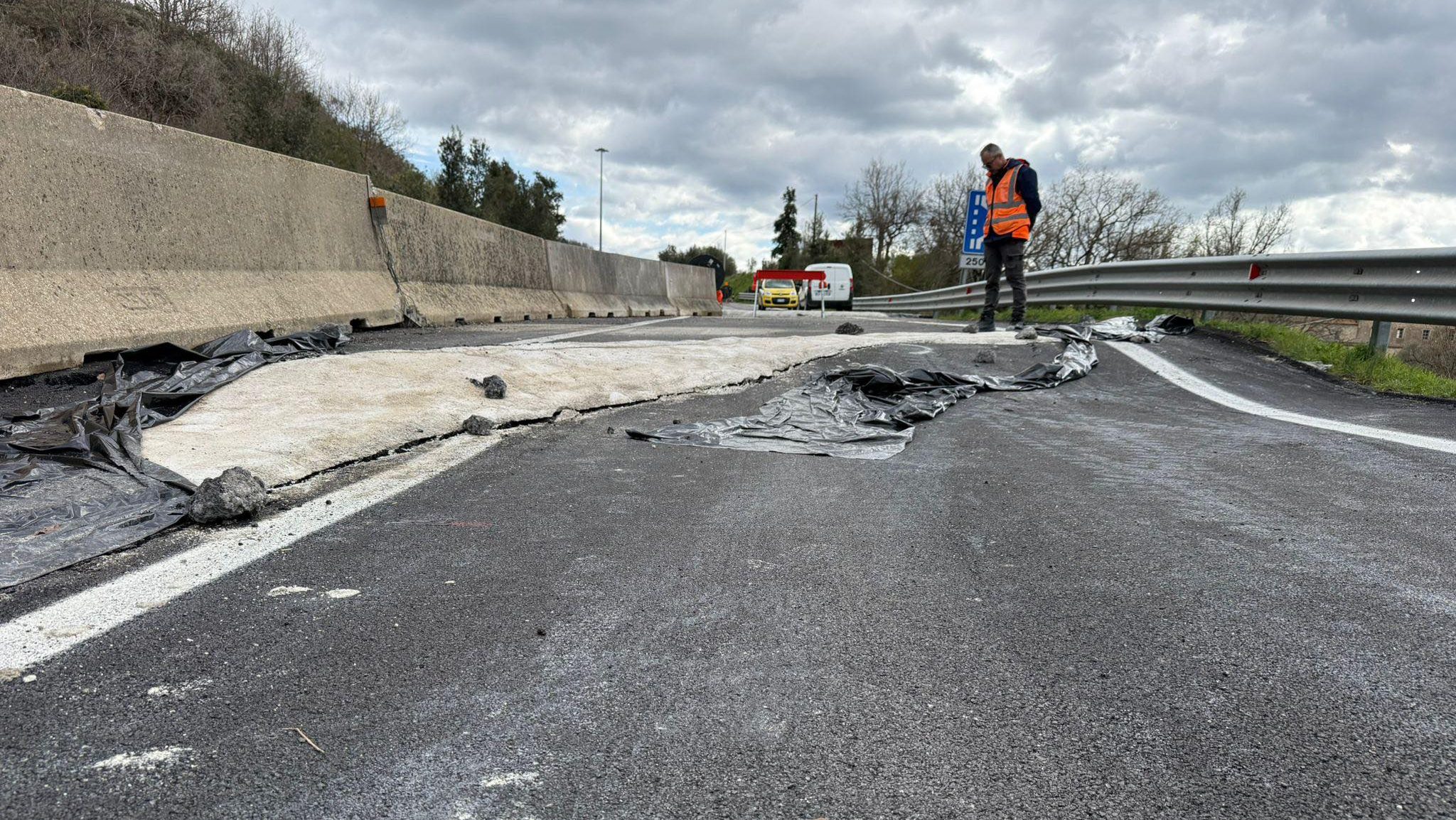 Cilentana, nuova chiusura a Massicelle: stop al traffico per otto ore sulla SS18 Var