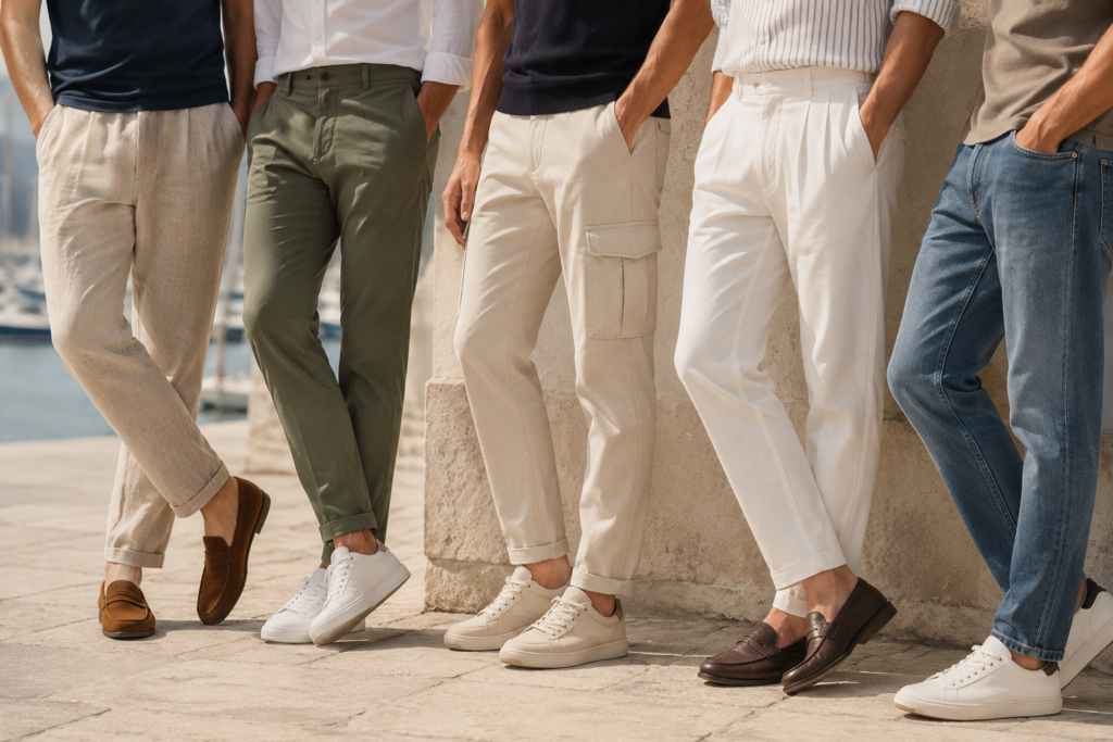 Estate, i pantaloni che non possono mancare nel guardaroba di un uomo