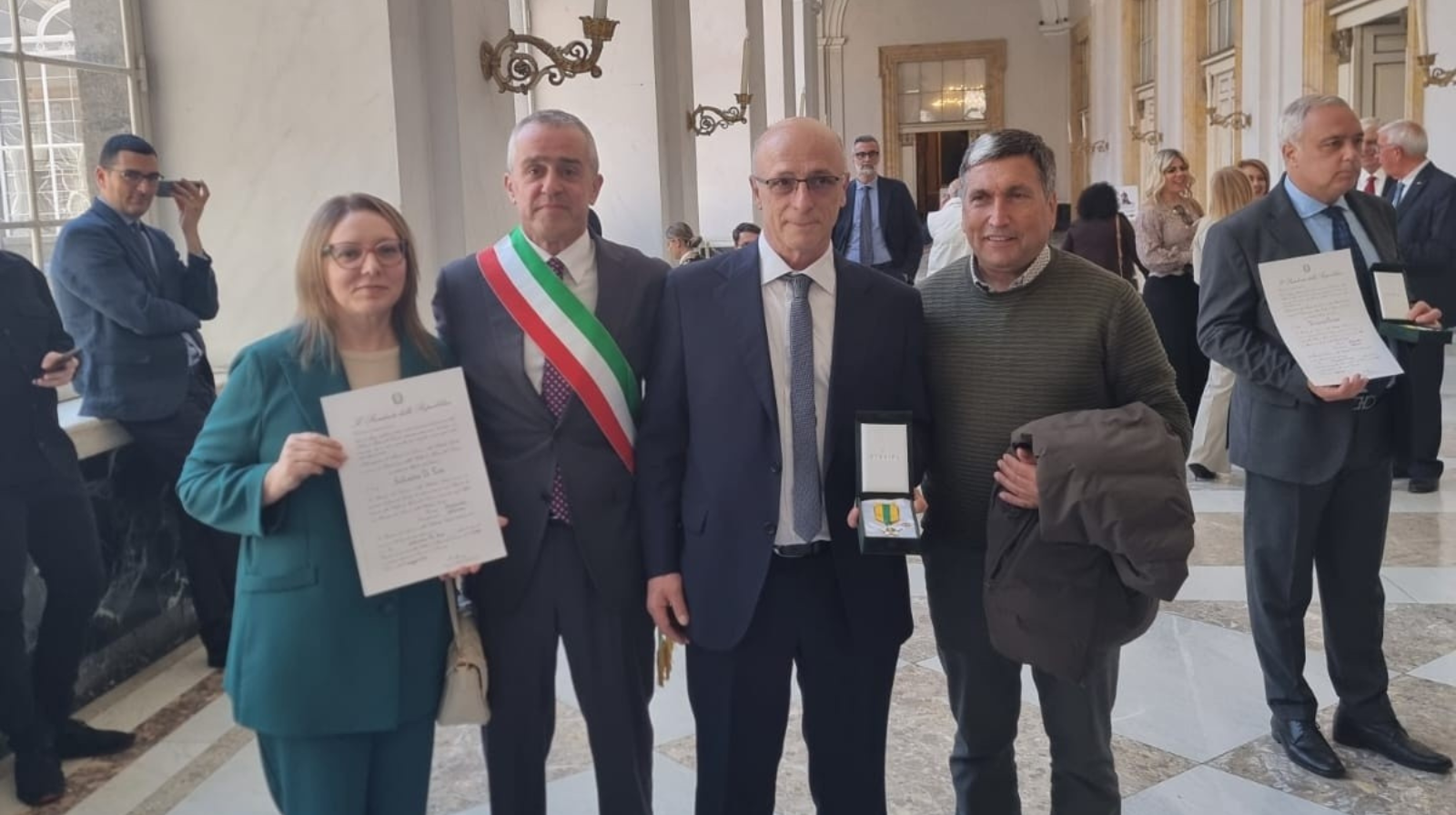 Sala Consilina celebra Salvatore De Lisa, insignito della Stella al Merito