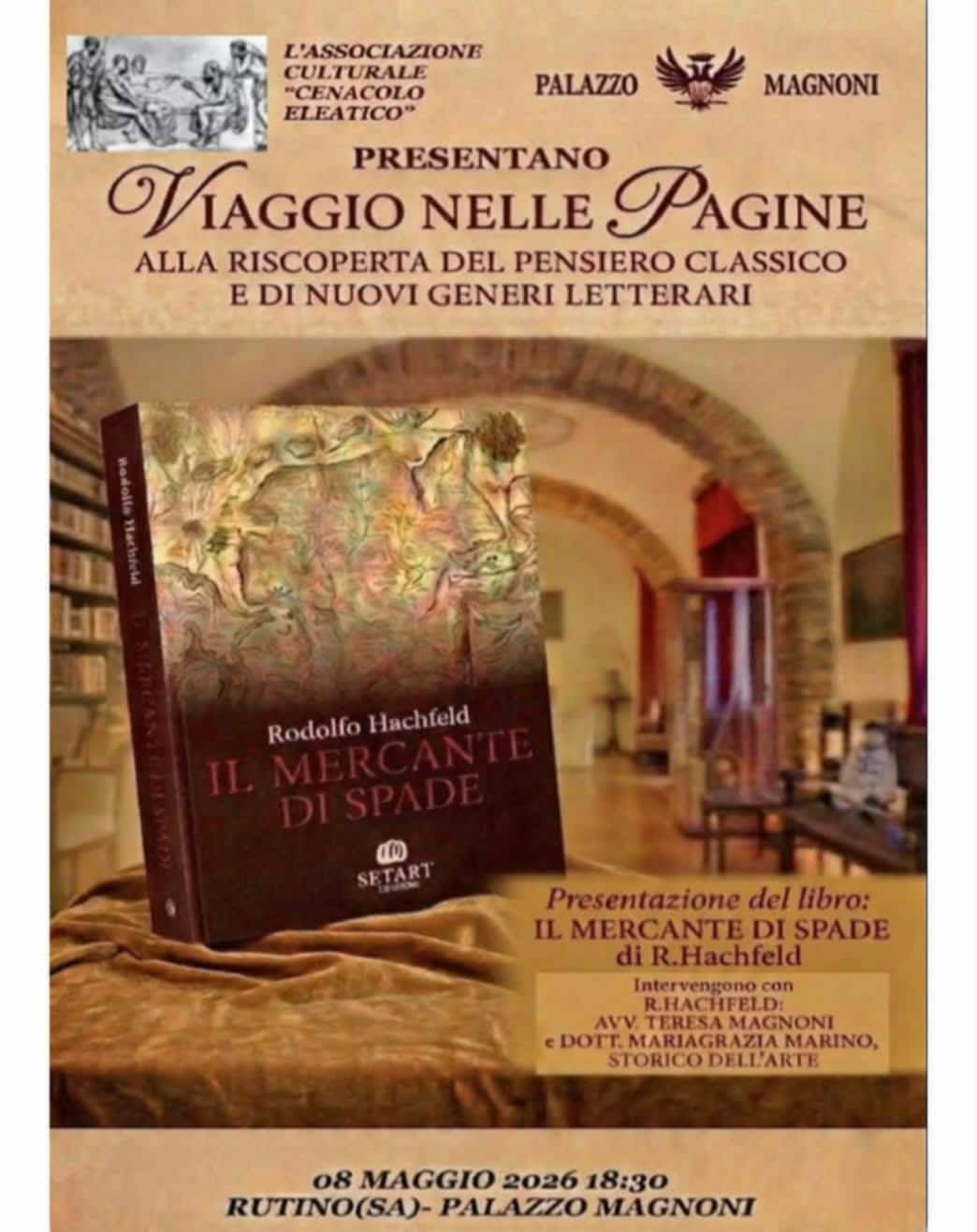 “Viaggio nelle pagine” a Rutino: il Cenacolo Eleatico tra pensiero classico, letteratura e identità del Cilento