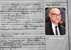 Stanley Tucci, riemerge l’atto di nascita del nonno: il legame con la Calabria ricostruito dal Museo del Cognome