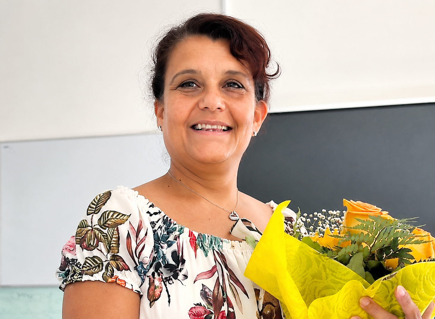 Sapri, Carmen Gareffa si diploma a 54 anni con il pensiero rivolto alla sua Caracas ferita