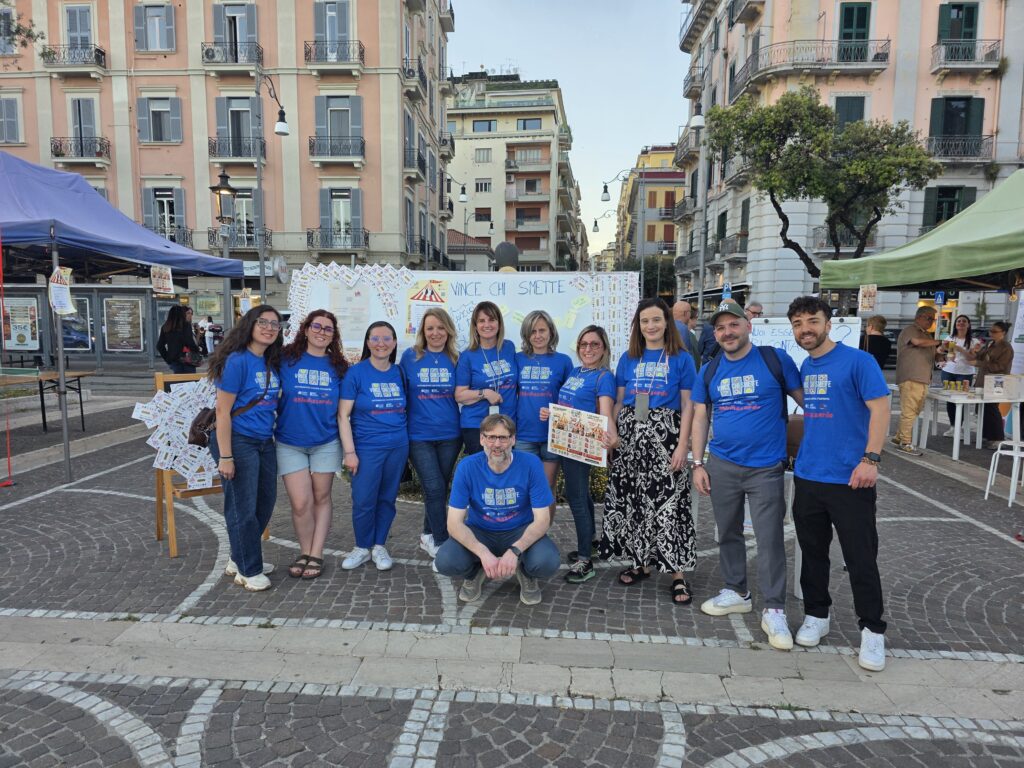 La tenda del buon gioco, in centinaia sul lungomare di Salerno per dire no all’azzardo