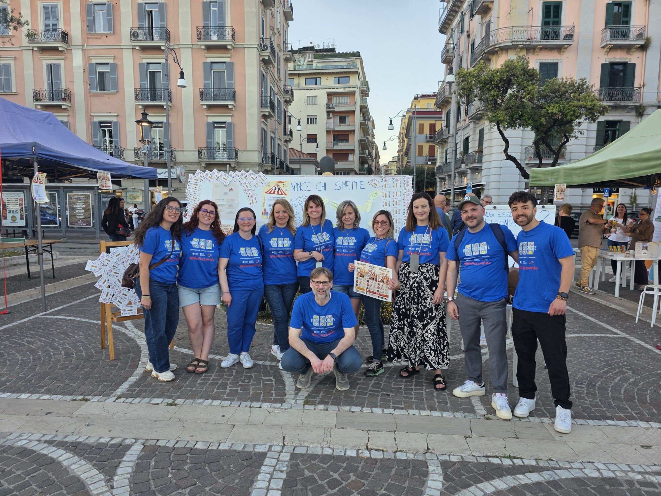La tenda del buon gioco, in centinaia sul lungomare di Salerno per dire no all’azzardo