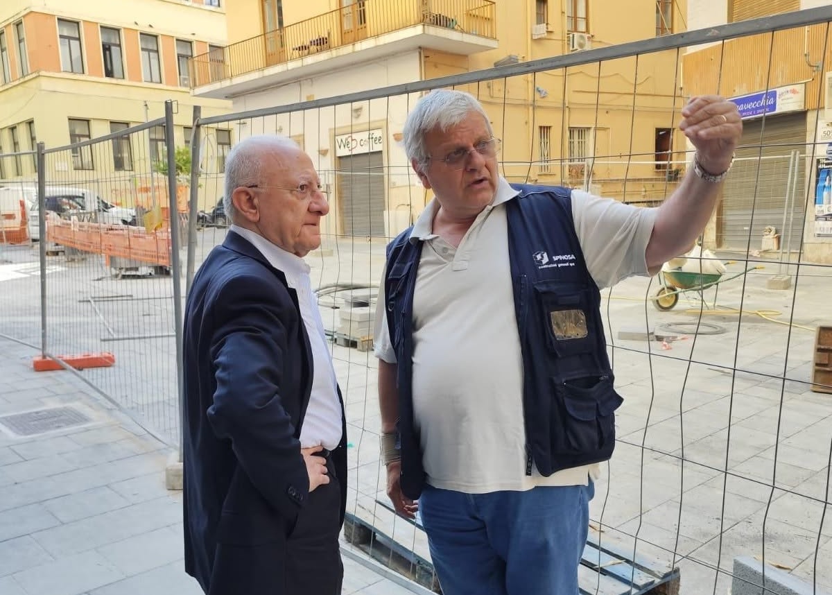 Salerno, De Luca lancia un piano di investimenti da 3 miliardi