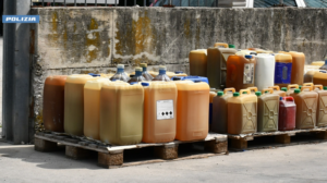 Battipaglia: oltre 1.100 litri di gasolio sequestrati dalla Polizia di Stato devoluti alla Croce rossa