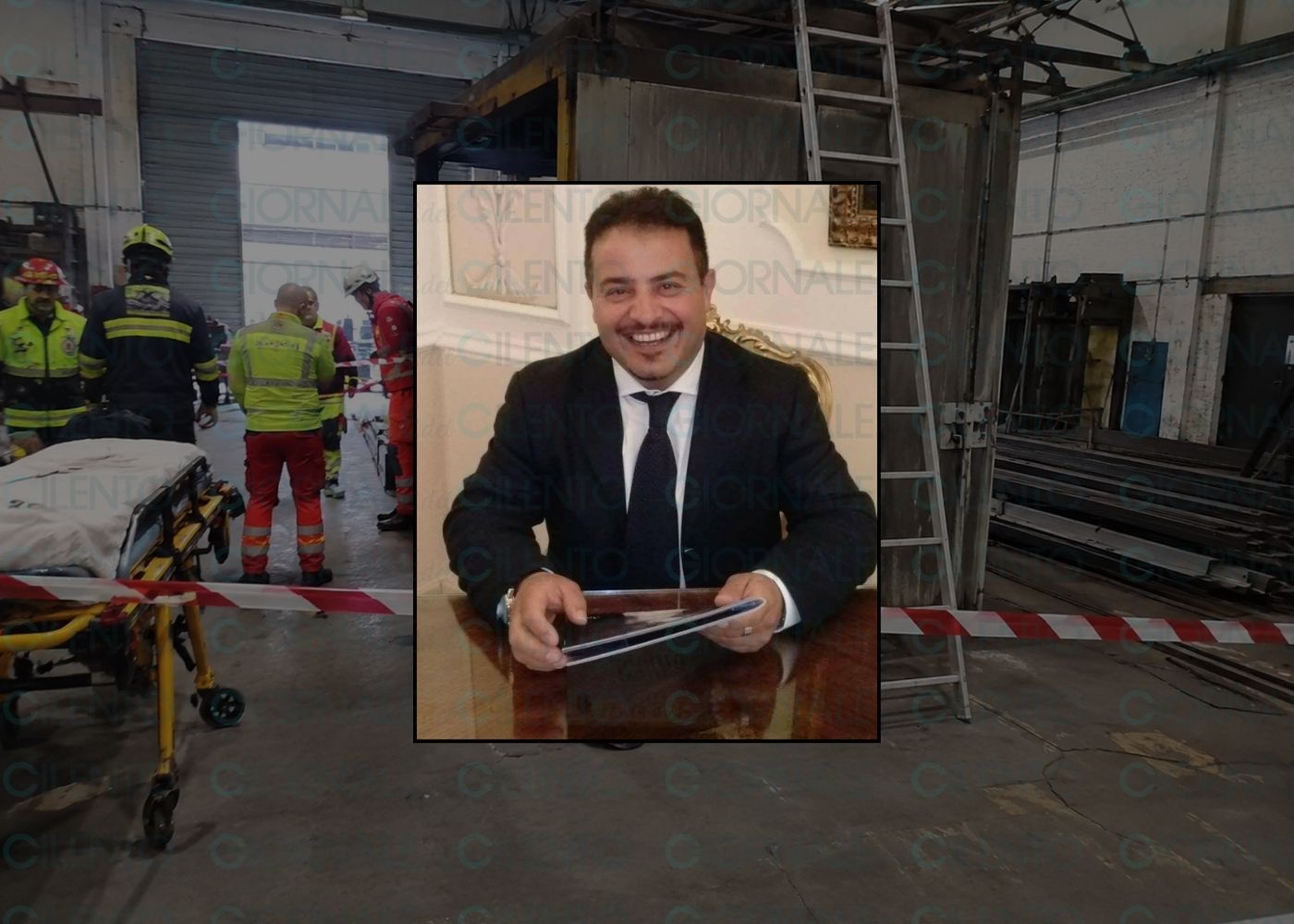 Fisciano, incidente sul lavoro: muore dopo tre giorni il fabbro 58enne Ugo Landi