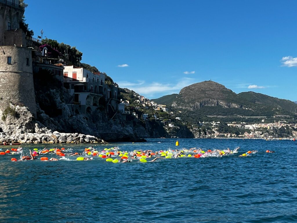 Nuoto in acque libere, risultati Le prime perle della Costiera