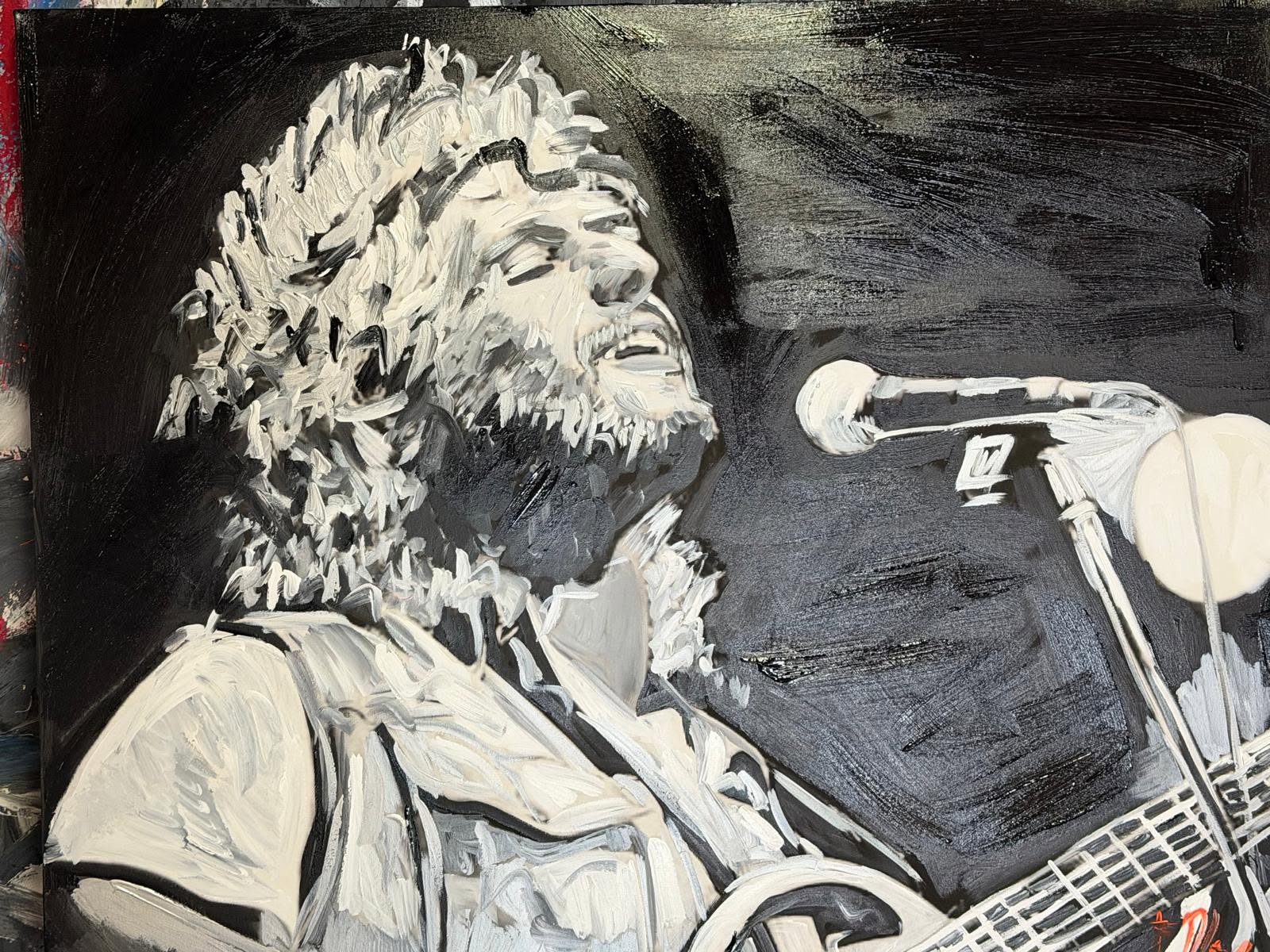 Arte: Fernando Mangone omaggia Pino Daniele, la musica diventa colore e memoria