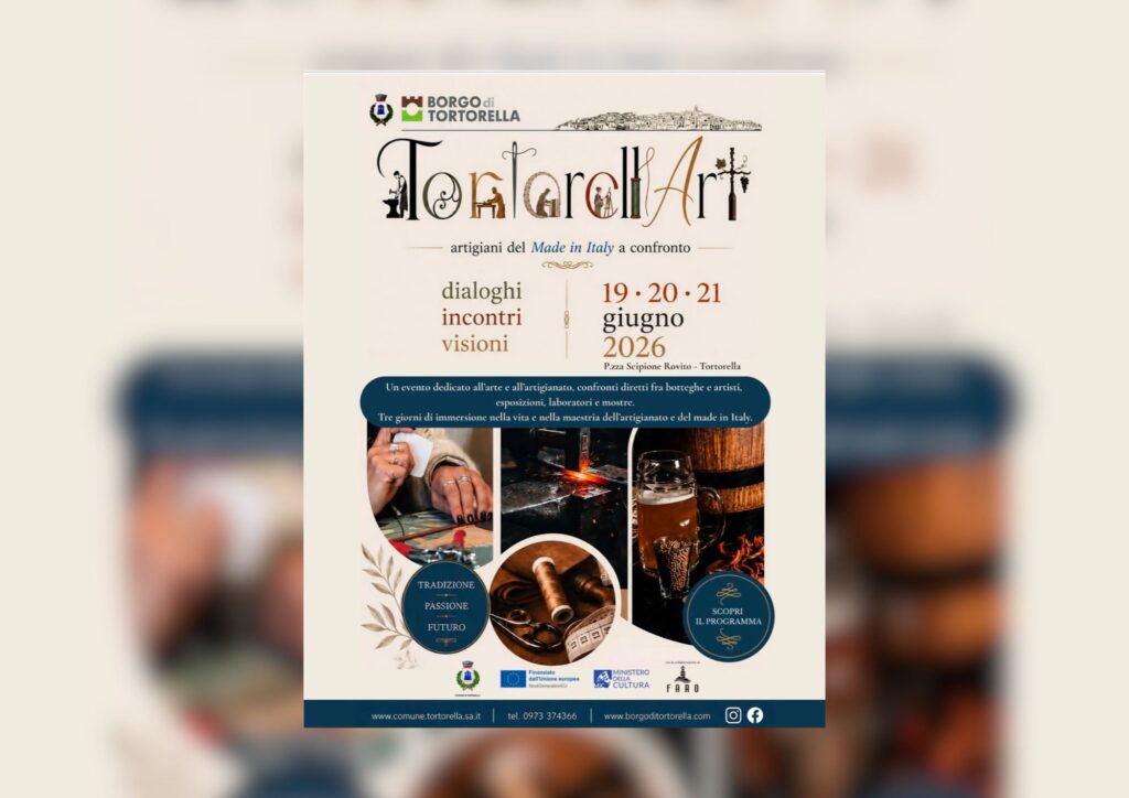 TortorellArt, nel Cilento il saper fare diventa protagonista tra botteghe, talk e innovazione