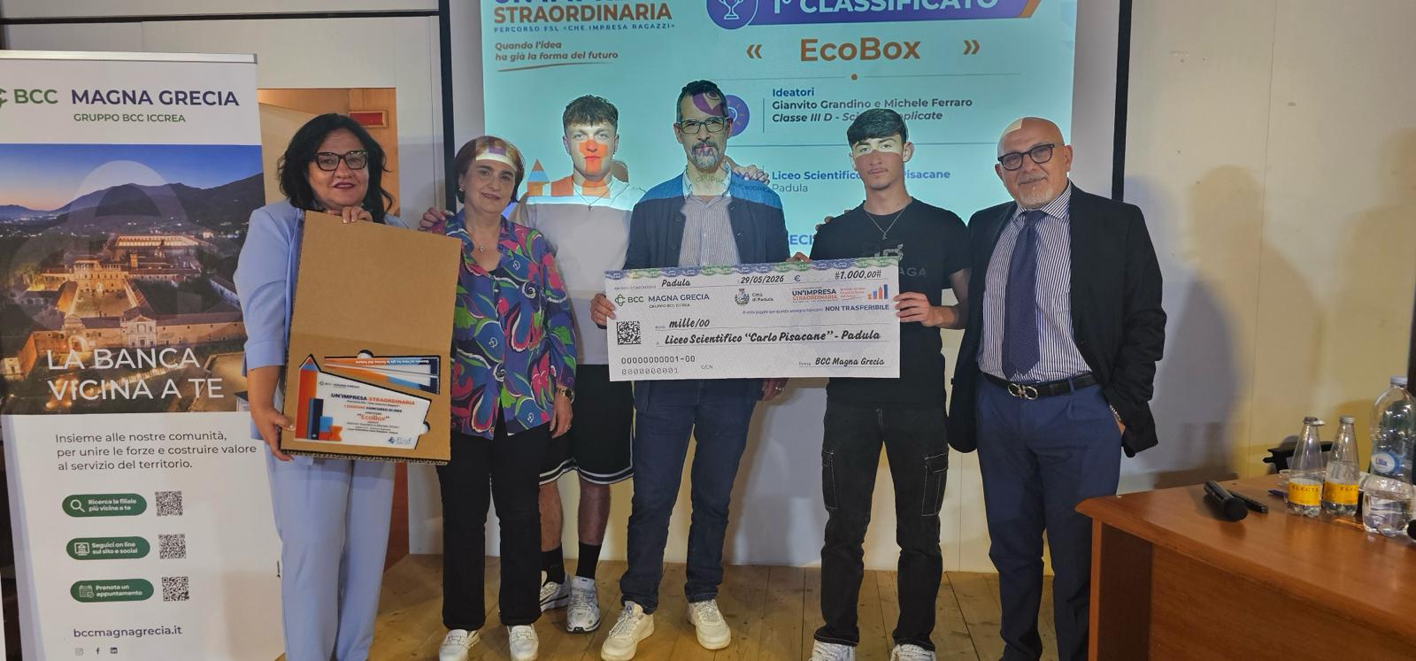 BCC Magna Grecia premia le idee dei giovani: alla Certosa di Padula il talento diventa impresa