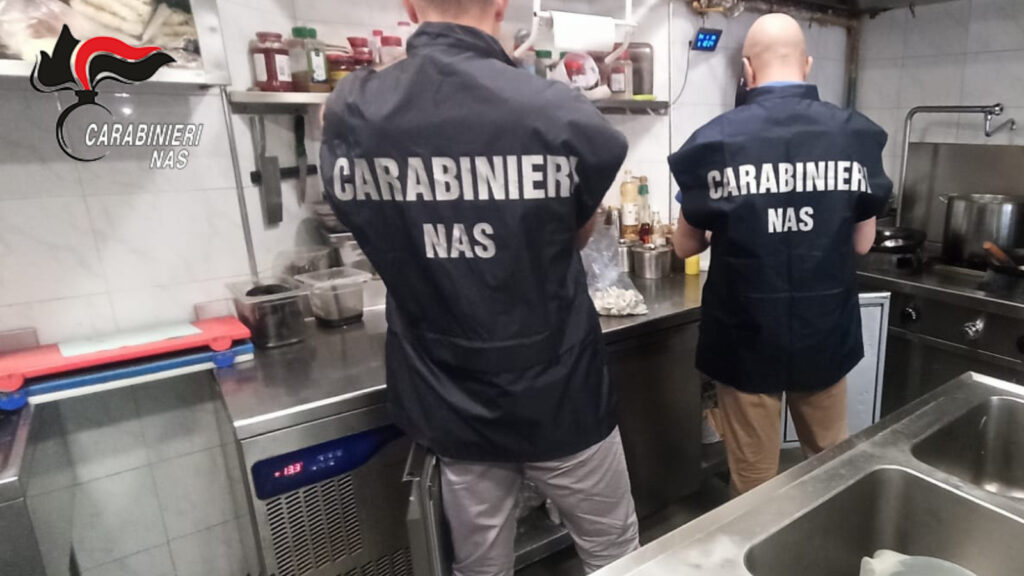 Controlli dei Nas nel Cilento: chiusure, sequestri e oltre nove quintali di alimenti sottratti al consumo