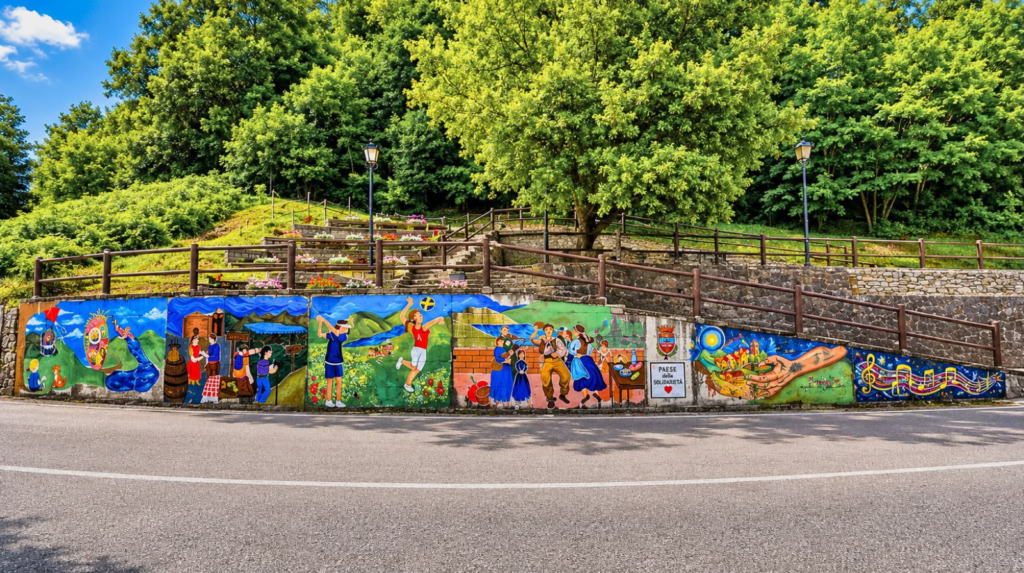 Cicerale, gli studenti del Sabatini-Menna firmano i nuovi murales nell’area delle Nocelle