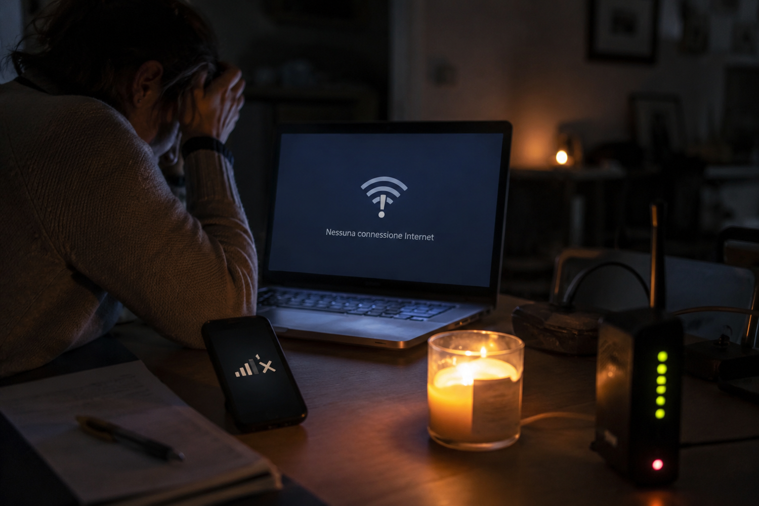Blackout, acqua a singhiozzo e rete telefonica in tilt: il Cilento inizia l’estate tra i disagi