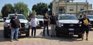 Protezione civile, due nuovi pick-up per il Coordinamento Salerno Sud di Caggiano