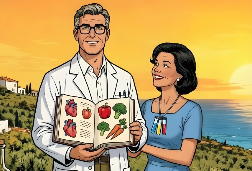 “Ancel Keys e la ricetta dei 100 anni”: il fumetto per avvicinare i giovani alla Dieta Mediterranea