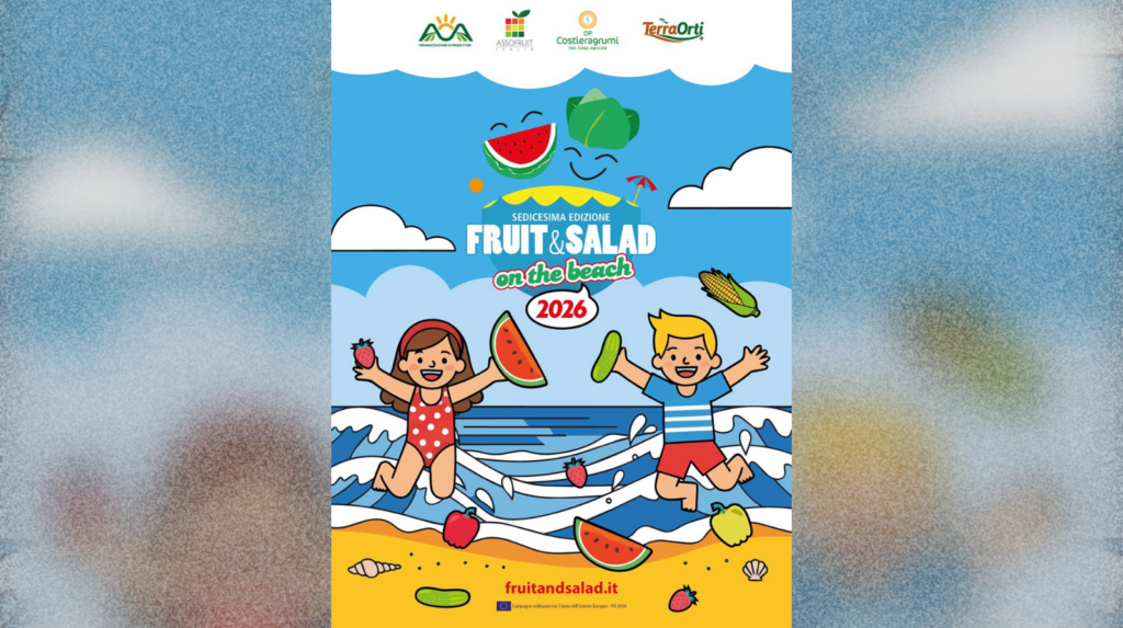 Consumo di frutta e verdura, a Minori e Ascea la campagna Fruit & salad on the beach 2026