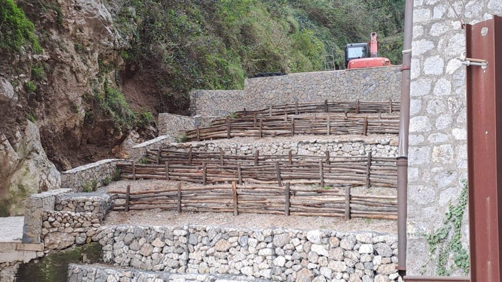 Amalfi, completata l’opera di regimentazione idraulica al Vallone Cieco