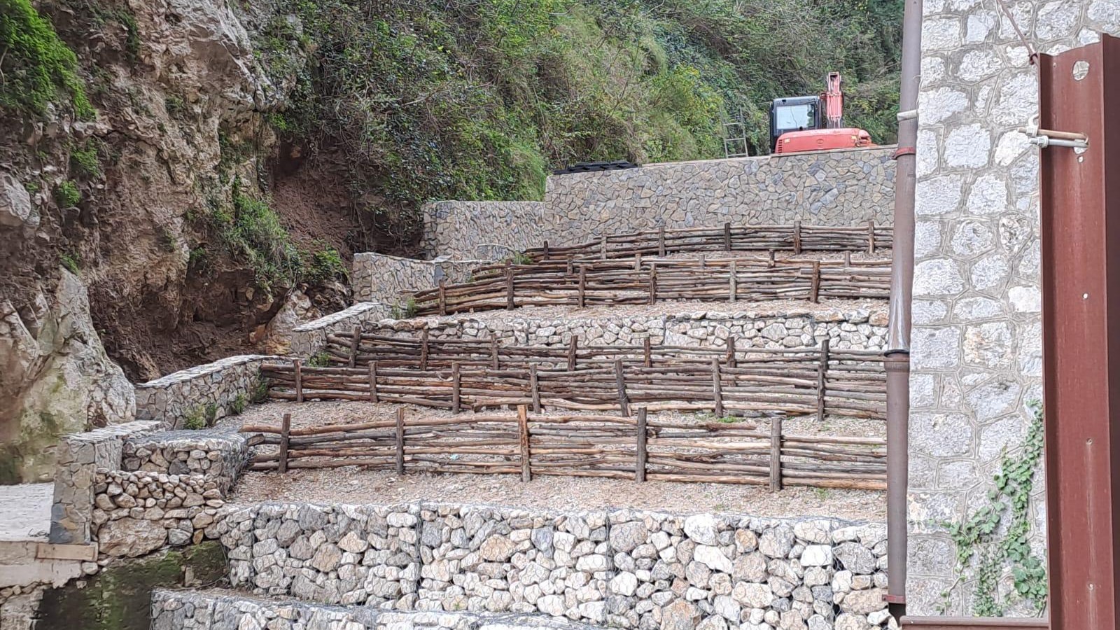 Amalfi, completata l’opera di regimentazione idraulica al Vallone Cieco