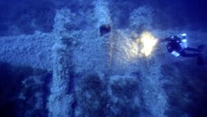 Cilento, scoperto nei fondali di Punta Licosa un caccia bombardiere della Seconda guerra mondiale
