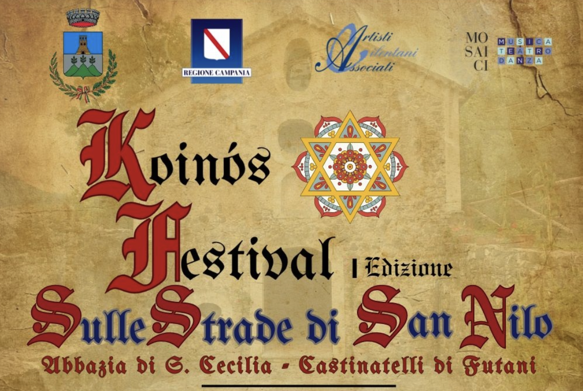 Nasce Koinós Festival, a Castinatelli di Futani il Cilento torna al tempo di San Nilo