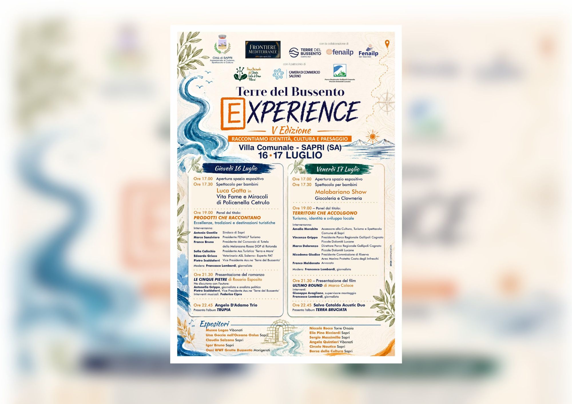 Turismo: da oggi a Sapri “Terre del Bussento Experience” tra cultura ed eccellenze locali
