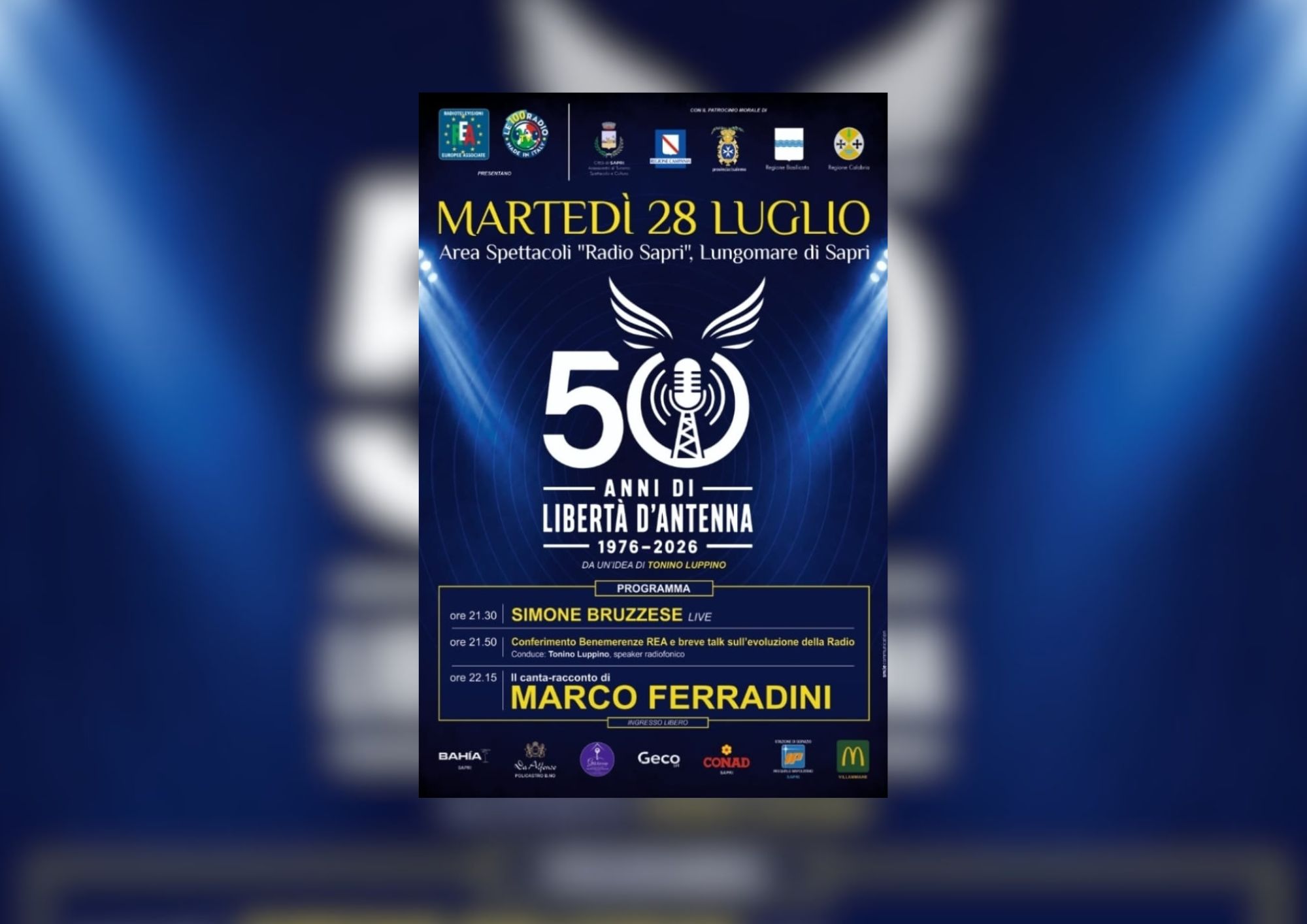Radio libere, Sapri celebra il cinquantennale della storica svolta dell’etere