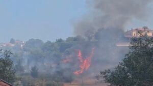 Castellabate, incendio minaccia abitazioni e una struttura ricettiva