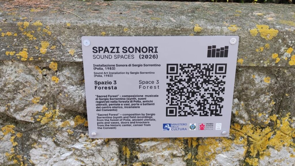 “Spazi sonori” di Sergio Sorrentino: a Polla un itinerario d’ascolto che trasforma un paese in musica
