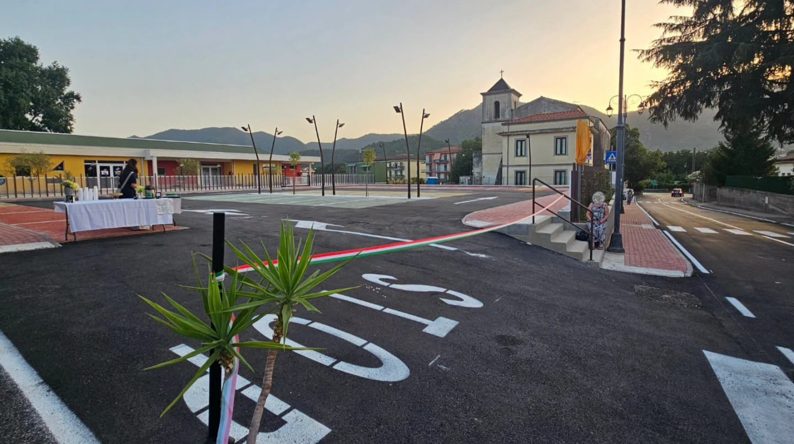Baronissi, inaugurati il nuovo parcheggio e la riqualificazione di via Sant’Andrea ad Antessano
